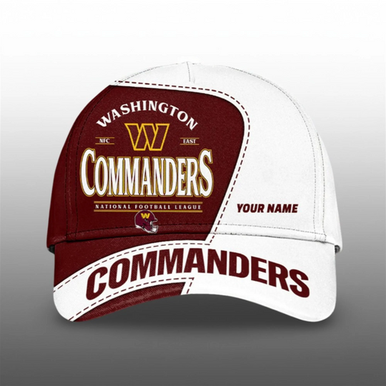 Discover 2026 Commanders NFC East Champions Custom Hat
