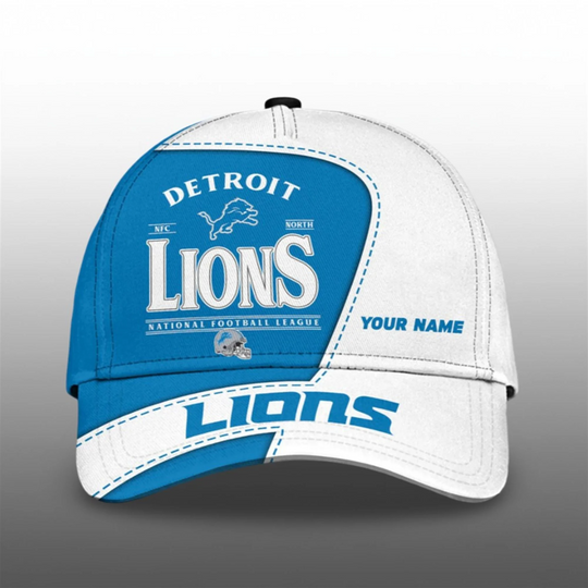 Discover 2026 Lions NFC North Champions Custom Hat
