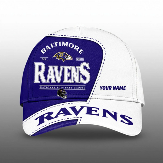 Discover 2026 Ravens AFC North Champions Custom Hat