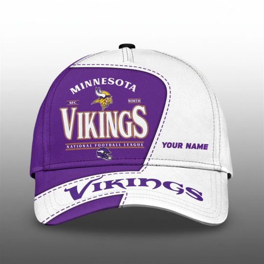 Discover 2026 Vikings NFC North Champions Custom Hat