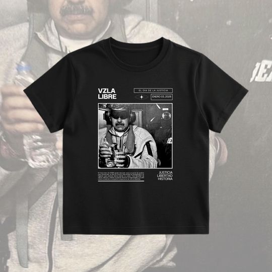 Discover Venezuela Libre Unisex Tee, Maduro Shirt, Justice & Freedom Shirt, Historic Moment Art Print Tee, Free Venezuela, Gift for Venezuelans