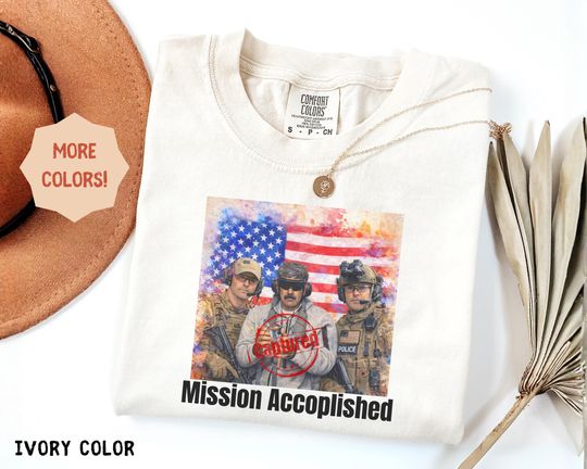 Discover Copy of Maduro Captured Shirt | Free Venezuela Protest T-Shirt | Anti Maduro Political Shirt | Venezuela Libre Freedom Tee