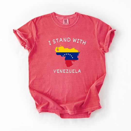 Discover I Stand With Venezuela Shirt, Comfort Colors Anti Trump Shirts, Pray For Venezuela Tee, Venezuelan Flag T Shirt