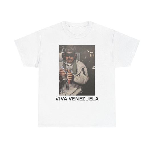 Discover Venezuela "Viva Venezuela" Maduro Captured Adult Unisex Graphic T-Shirt