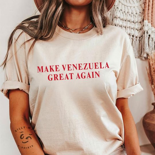 Discover Make Venezuela Great Again Shirt|MAGA|Venezuela Trump TShirt|Maduro T Shirt|Going to Run the Country|US Strikes Venezuela Shirt|Pro America