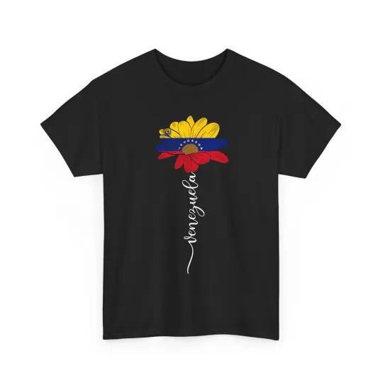 Discover Venezuela Shirt, Venezuela Flag Sunflower Venezuelan Women Men Pride T-Shirt