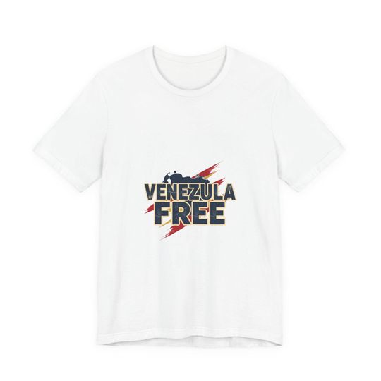 Discover Political slogan tee | Venezuela Free T-Shirt, Minimal Text Protest Tee