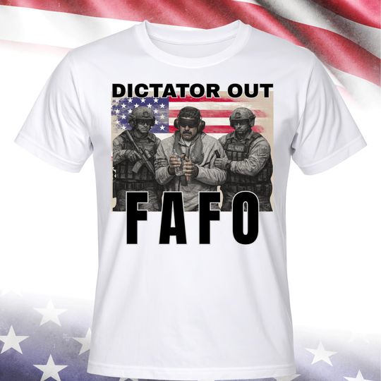 Discover Maduro, Dictator Out, FAFO T-Shirt