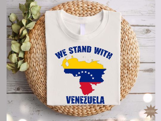 Discover We Stand With Venezuela Shirt, Anti War T-shirt, Proud Venezuelan Shirt