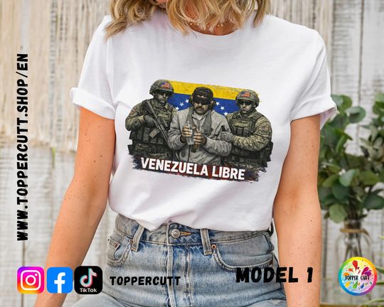Discover Venezuela Libre Protest T-Shirt | Political Satire Graphic Tee