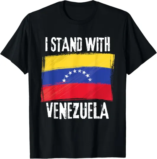 Discover I Stand With Venezuela Flag Venezuelan Pride Unisex T-Shirt