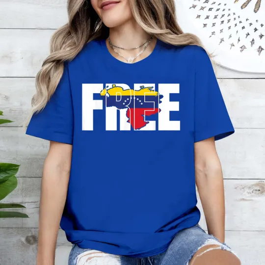 Discover Free Venezuela Pride Roots Quote Hispanic Heritage T-Shirt