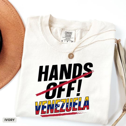 Discover Hands Off Venezuela Comfort Colors Shirt, Anti-War Political Tee, Latin America Solidarity, Freedom Statement T-Shirt, Anti Trump Shirt