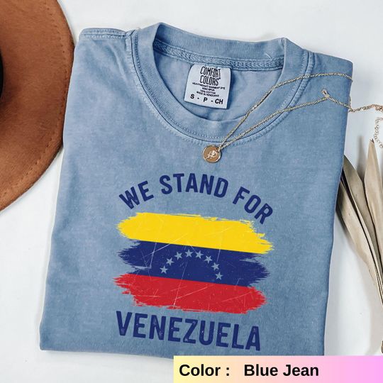 Discover We Stand With Venezuela Shirt, Comfort Colors Anti Trump Tshirt, Stop War Pray For Venezuela Tee, Venezuelan Flag Solidarity Tee