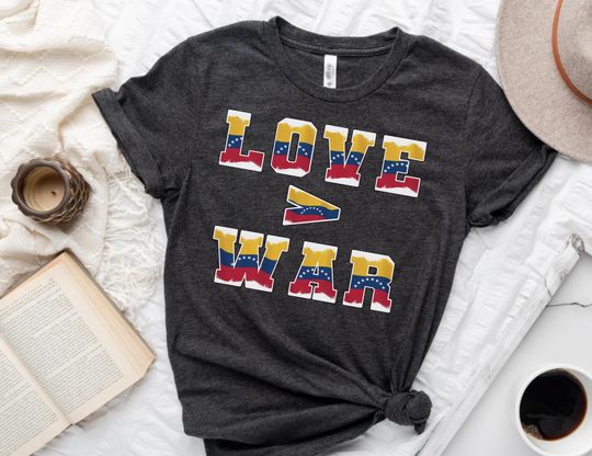 Discover Peace Over War Shirt, Anti-War Venezuela Tee, No War With Venezuela T-Shirt, Freedom & Solidarity Tee