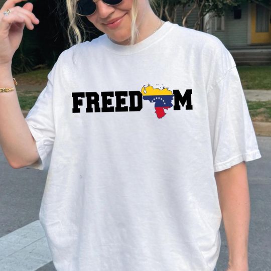Discover Comfort Colors Freedom Venezuela Shirt, No Blood For Oil Shirt, Venezuela No War Shirt, Stop Terrorism Shirt, Freedom Venezuela Shirt