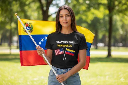 Discover Prayer For Venezuela, Gift For Venezuelan, No War on Venezuela Shirt, Peace Tee, Anti-Trump Sweatshirt, Con Venezuela Shirt, Venezuela Shirt