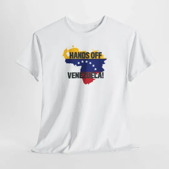 Discover Hands Off Venezuela T-Shirt | Political Statement Tee