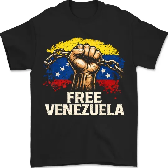 Discover Free Venezuela, Make Venezuela Great Again, Operation Absolute Resolve T-Shirt