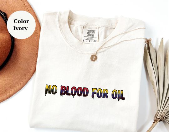 Discover Venezuela Tshirt, No Blood For Oil Shirt, Anti War Protest Tee, Political Statement T Shirt, Human Rights Graphic Tee, Unisex Activism Shirt