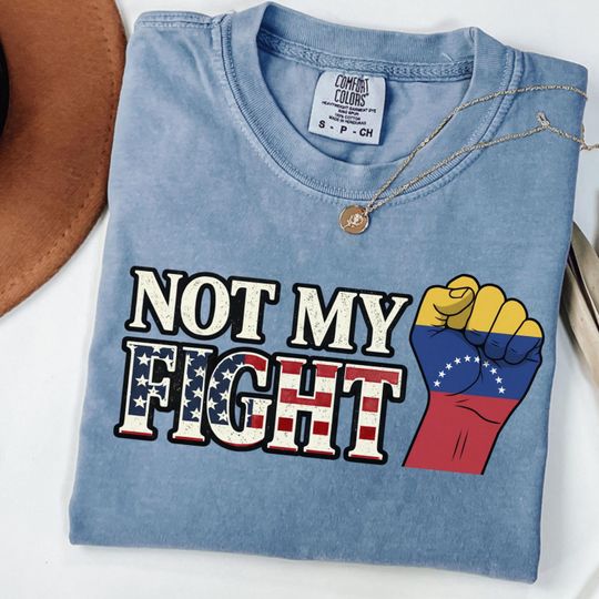Discover We Stand With Venezuela Shirt, Unisex Anti Trump Tshirt, Venezuelan Flag Solidarity Tee, Stop War Pray For Venezuela Tee