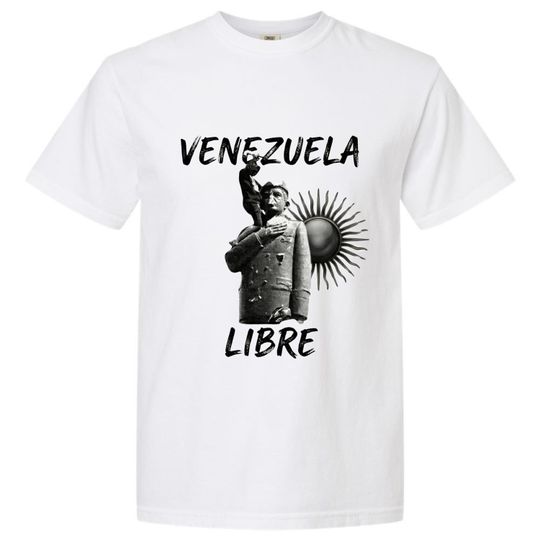 Discover Venezuela Libre Graphic T Shirt, Political Art Protest Tee, Freedom Statement Shirt