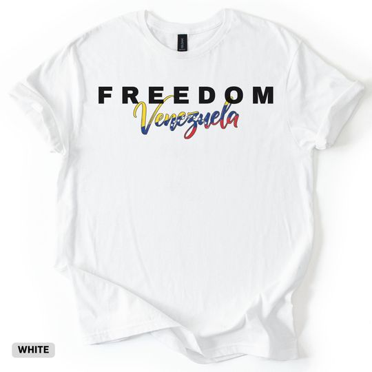Discover Freedom Venezuela Shirt, I Stand With Venezuela Tee, Unisex Venezuela Libre Shirt