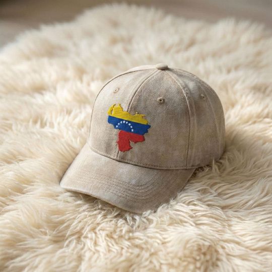 Discover We Stand With Venezuela Embroidered Hat, Anti Trump Cap, Democrat Hat, Venezuelan Flag Solidarity Headwear