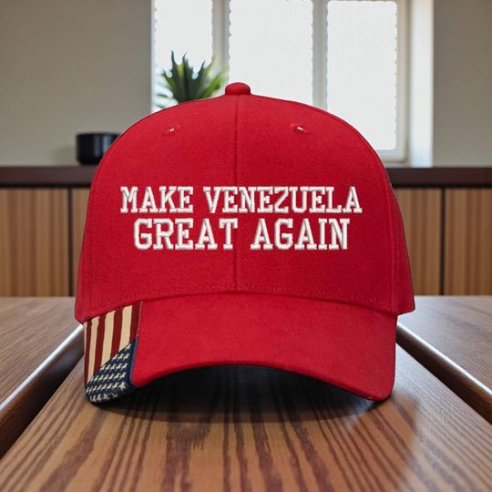Discover Make Venezuela Great Again Embroidered Adjustable or Fitted Ball Cap