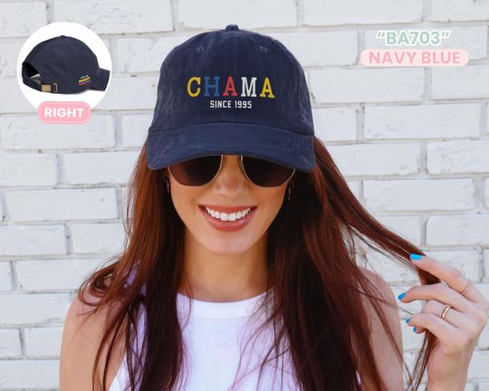 Venezuela Flag Embroidered Washed Denim Baseball Cap, Personalized Dad Hat, Vintage Venezuelan Gift