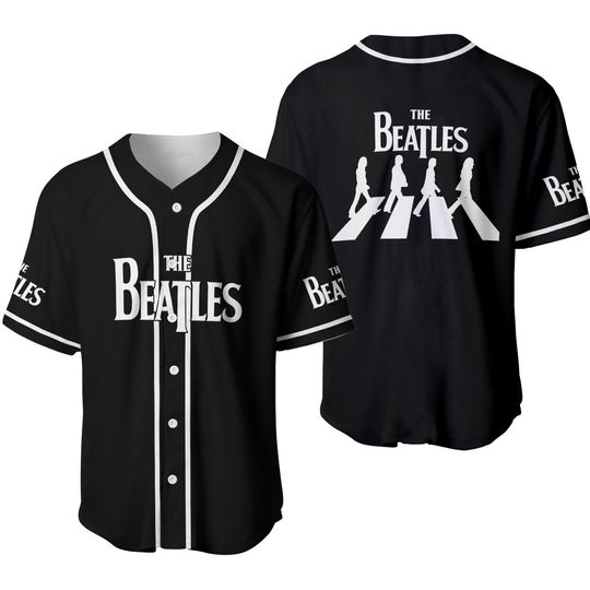 The Beatles 3D Baseball Jersey, Gift For Fan