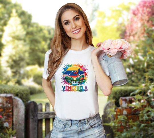 Discover Stand with Venezuela Shirt, Support Venezuela Unity Tee, Minimalist Human Rights Top, Venezuelan Flag Colors Graphic Tee