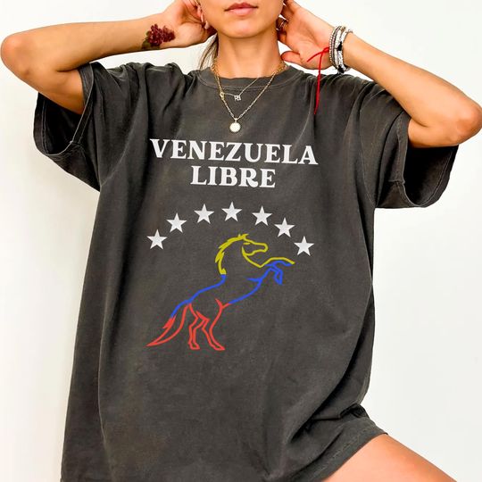 Discover Venezuela Libre Comfort Colors Shirt, Vintage Horse Liberty Graphic Tee