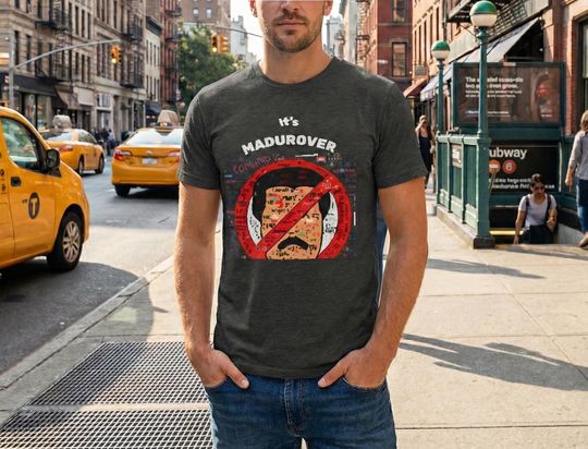 Discover Madurover Shirt, Funny Venezuela Political Meme T-Shirt, Anti-Maduro Protest Tee, Glitch Art Streetwear