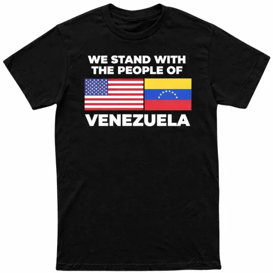 Discover We Stand With The People Of Venezuela T-shirt
