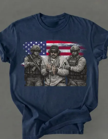 Discover Venezuela Libre Shirt, Captured Live Maduro Graphic T-Shirt, Venezuelan Freedom