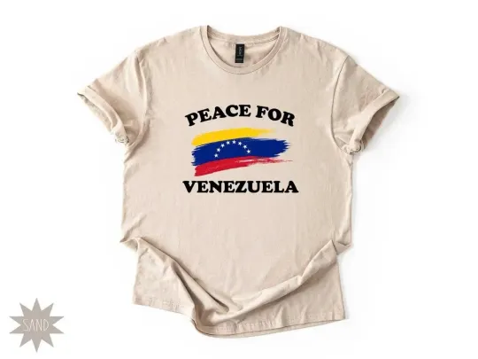 Discover Peace for Venezuela New Trendy Graphic Shirt for Men Women