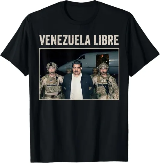 Discover Venezuela Libre Funny Nicolas Maduro Captured T-Shirt