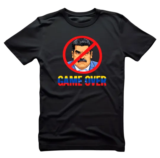 Discover Venezuela Shirt Abajo Fuera Anti Maduro Protest Unisex Game Over Men T-shirt