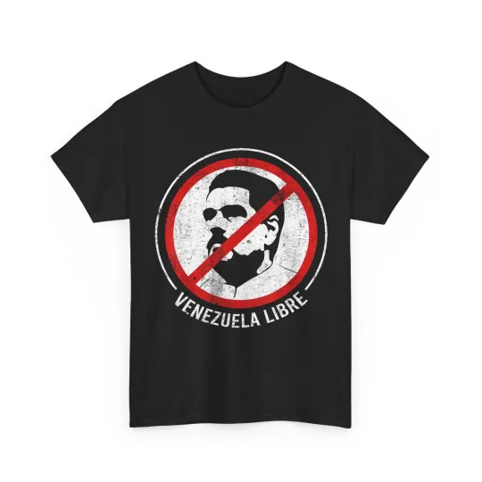 Discover Anti-President Nicolás Maduro Venezuela Libre Distressed T-Shirt