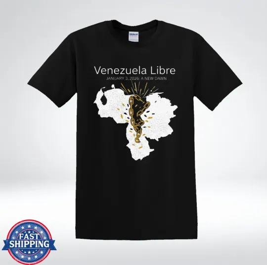 Discover Venezuela Libre A New Dawn Freedom Graphic T-Shirt