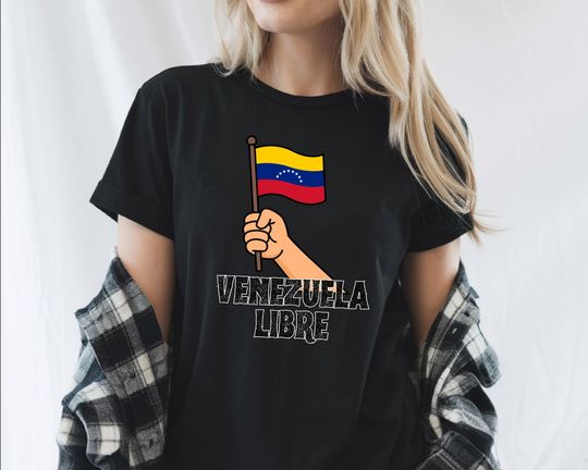 Discover Comfort Colors Venezuela Libre Shirt, Hands Off Venezuela Shirt, Political Statement Tee, Freedom Venezuela Shirt, Anti-Trump T-shirt