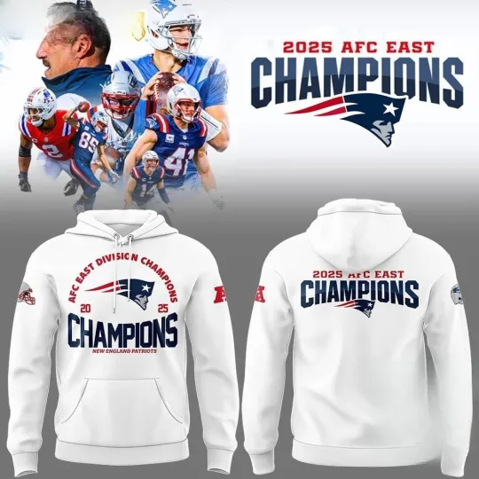 Discover Patriot East 2025 Champs Special White Hoodie