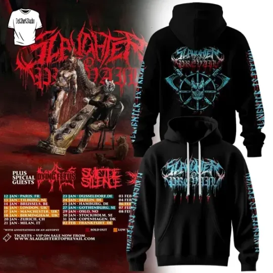 Slaughter To Prevail Viking Europe Tour Limited Edition Hoodie
