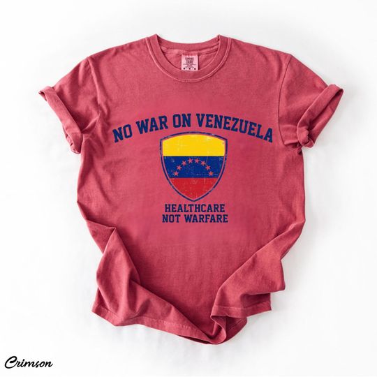 Discover Peace for Venezuela Shirt, Comfort Colors We Stand With Venezuela Shirt, Anti Trump Tshirt, Stop War Venezuelan Flag Solidarity Tee