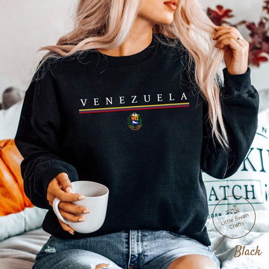 Discover Venezuela Sweatshirt, Venezuelan Flag Crewneck Pullover, Unisex