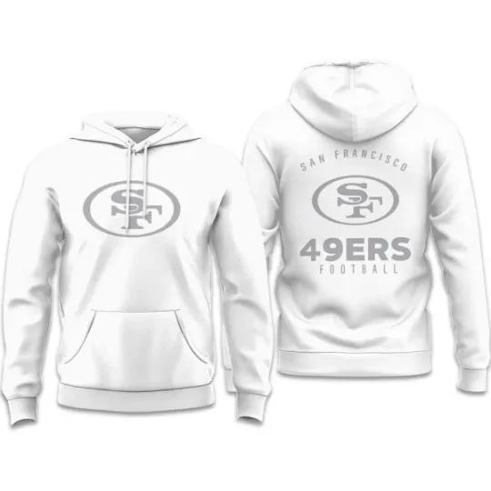 Discover 49ers White Out 2026 Hoodie