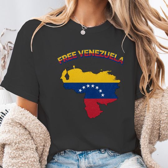 Discover Free Venezuela Shirt, Venezuela Freedom T-Shirt, Human Rights Protest Tee