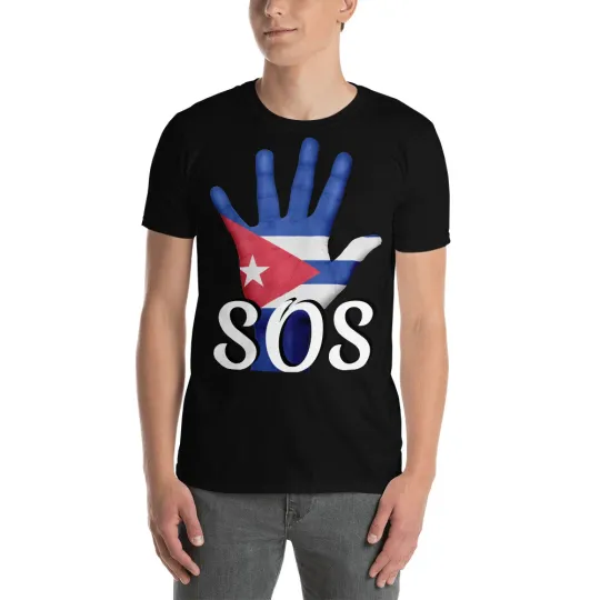 Discover SOS Help Cuba T-Shirt