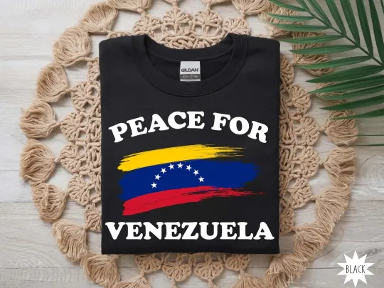Discover Peace for Venezuela Shirt, I Stand With Venezuela Tee, Anti War T-Shirt